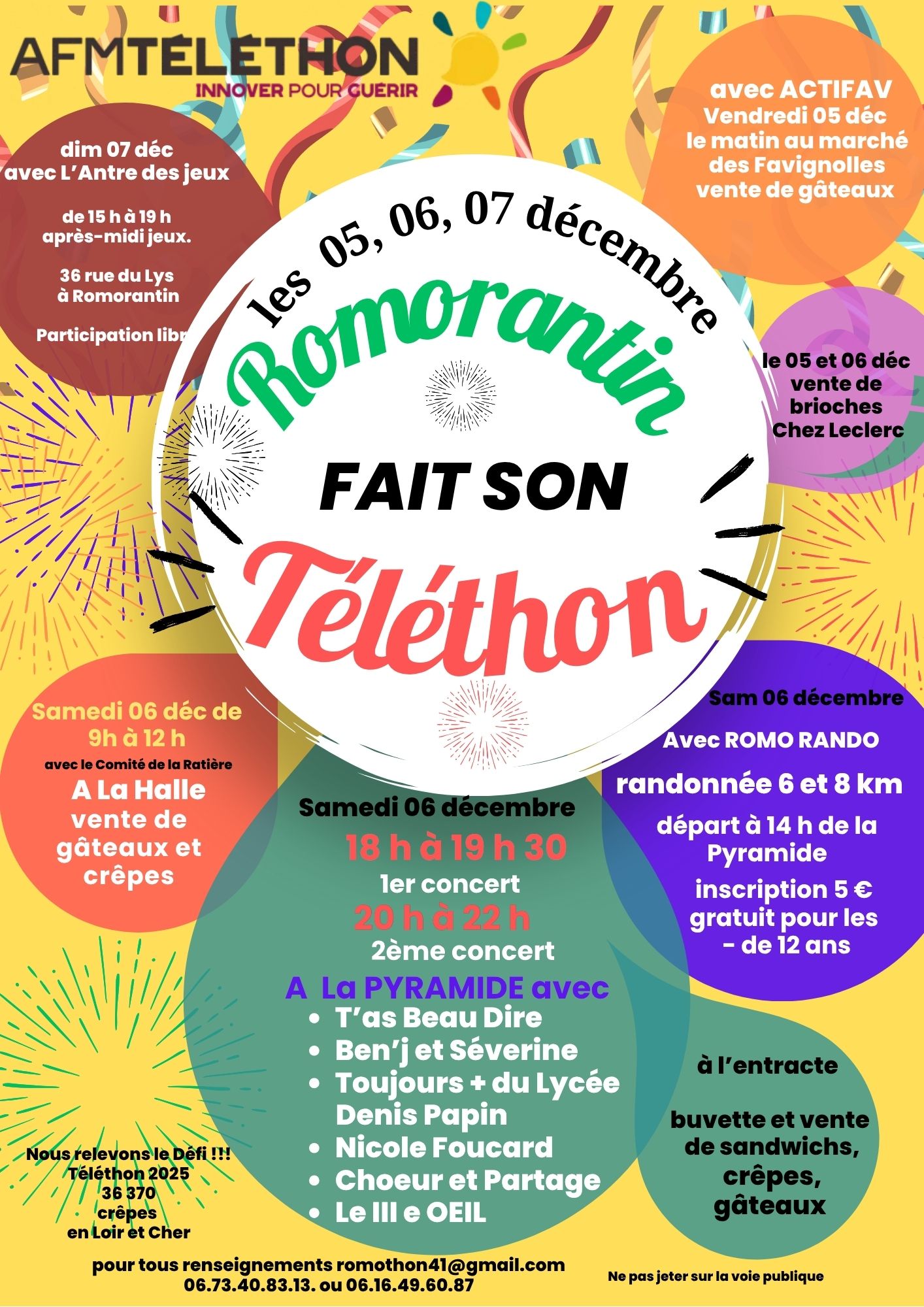 Téléthon Romorantin 2025