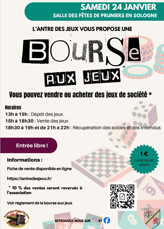 Bourse aux jeux
